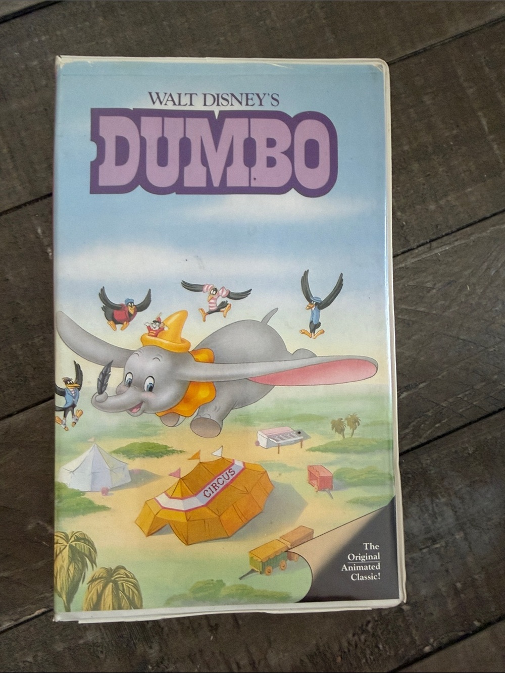 Vintage 1987 Black DiamondWalt Disney Dumbo VHS